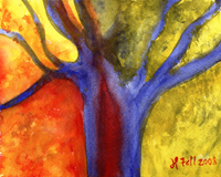 Watercolor of Ruth's tree photo