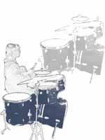 Tova's drums then and now