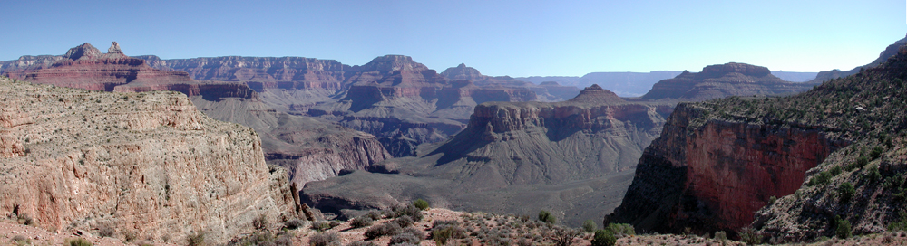 panorama from the South Kaibab Trail